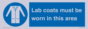 Lab coats must be worn in this area